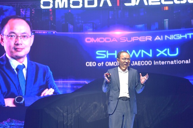 Foto 01 Speech Mr. Shawn Xu CEO of OMODA JAECOO International