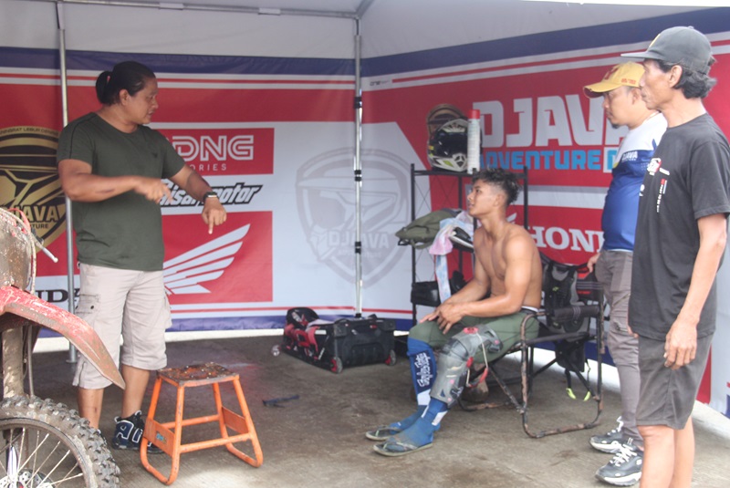 M Zidane bersama Gusta team Djava Adventure