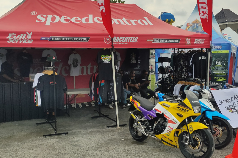 Stand Booth Apparels Support Event By Racertees
