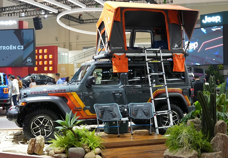 Foto 3 Lebih dari sekadar menampilkan produk Jeep x Eiger menghadirkan pengalaman eksploratif yang autentik bagi para pengunjung lewat instalasi diorama camping berskala 1 1 yang imersif dan inspiratifJPG