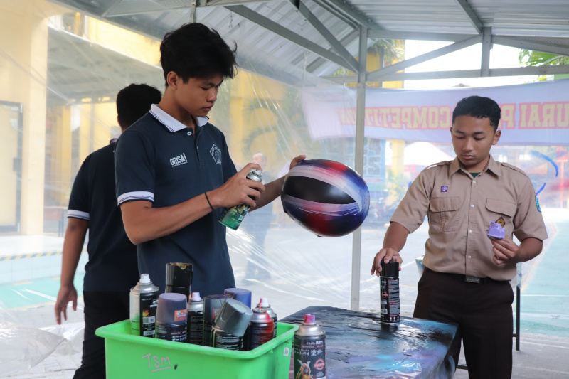 Samurai Paint Competition Diikuti Oleh Para Pelajar