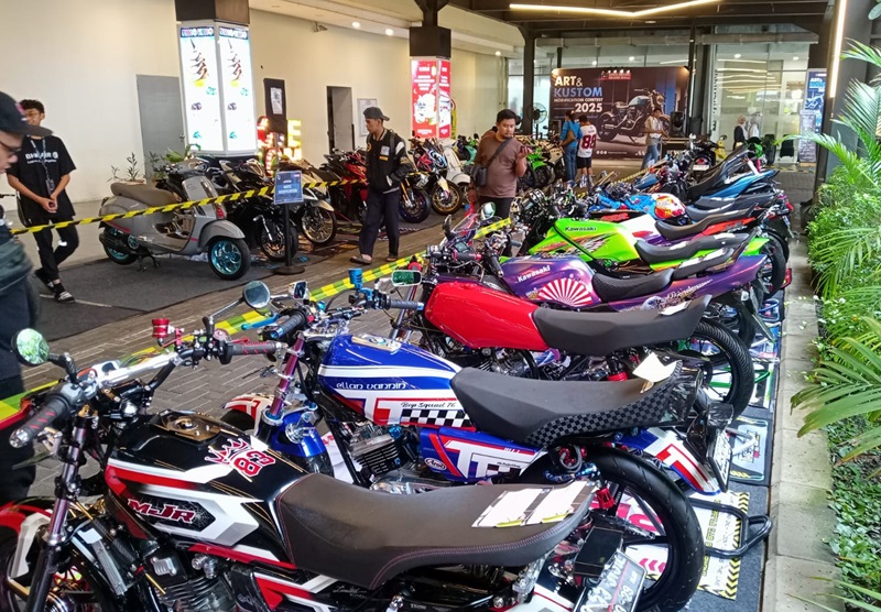 DISPLAY MOTOR Dari beragam aliran modif dan kustom hadir di SGM 2025