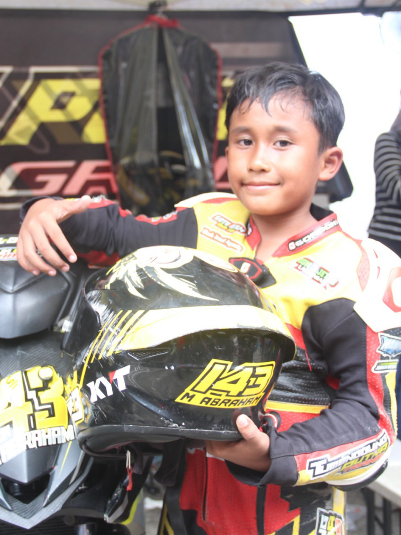 Abraham. Racer Lamongan yang finish ke 5