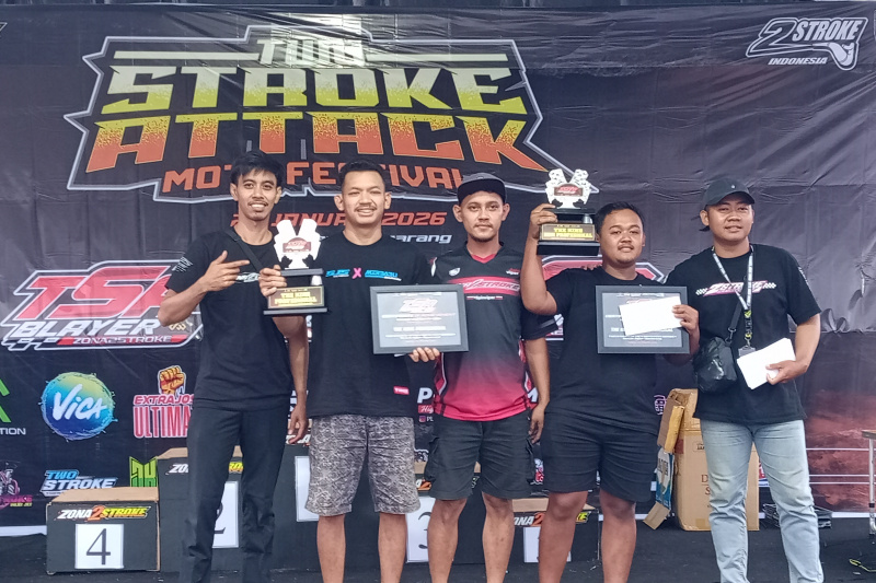 KING OF TWO STROKE ATTACK MOTOFEST 2026 Sajikan modifikasi terbaik khas 2 Stroker