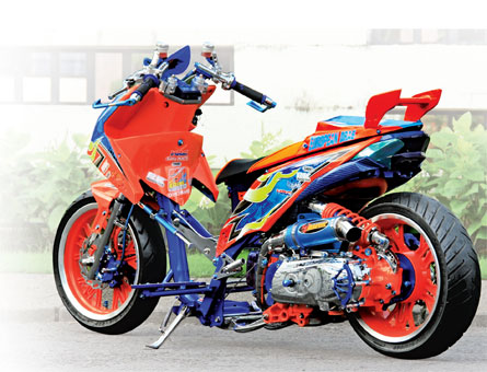 HONDA BeAT '15 - PROBOLINGGO : EUROPEAN DRAG LOW RIDER