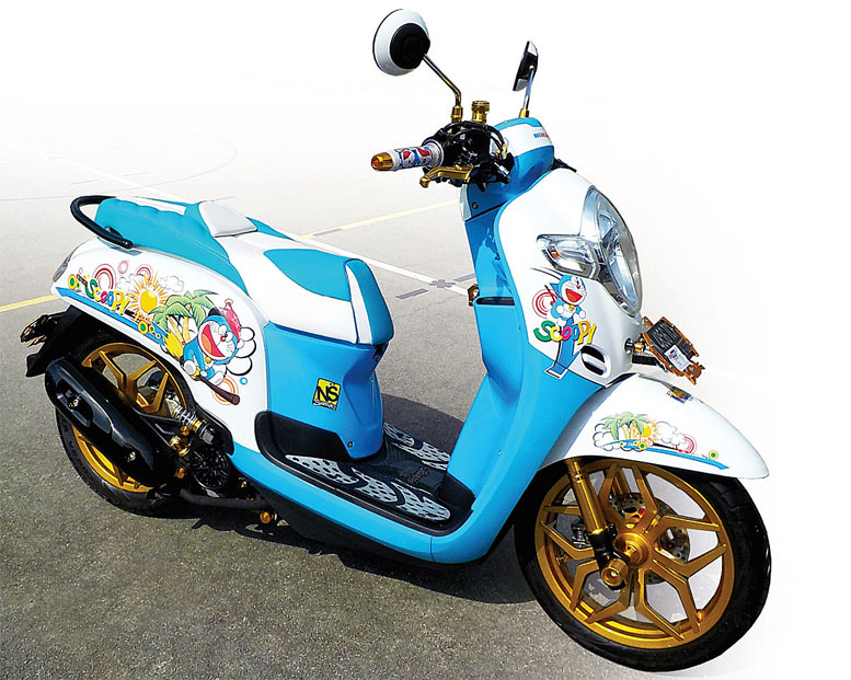 Honda Scoopy Fi 17 Pasuruan Doraemon Kesayanganku