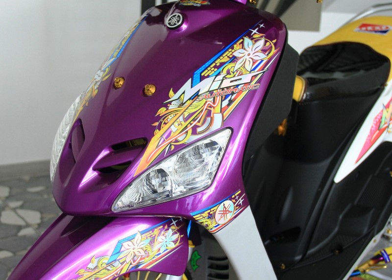 Modifikasi Yamaha Mio 2012 Bukittinggi Pembuktian Modify Biker Minang Gak Kalah Keren Sob